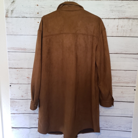 Marc New York Tobacco Color Soft Shacket- NWT...size Large - Picture 4 of 12